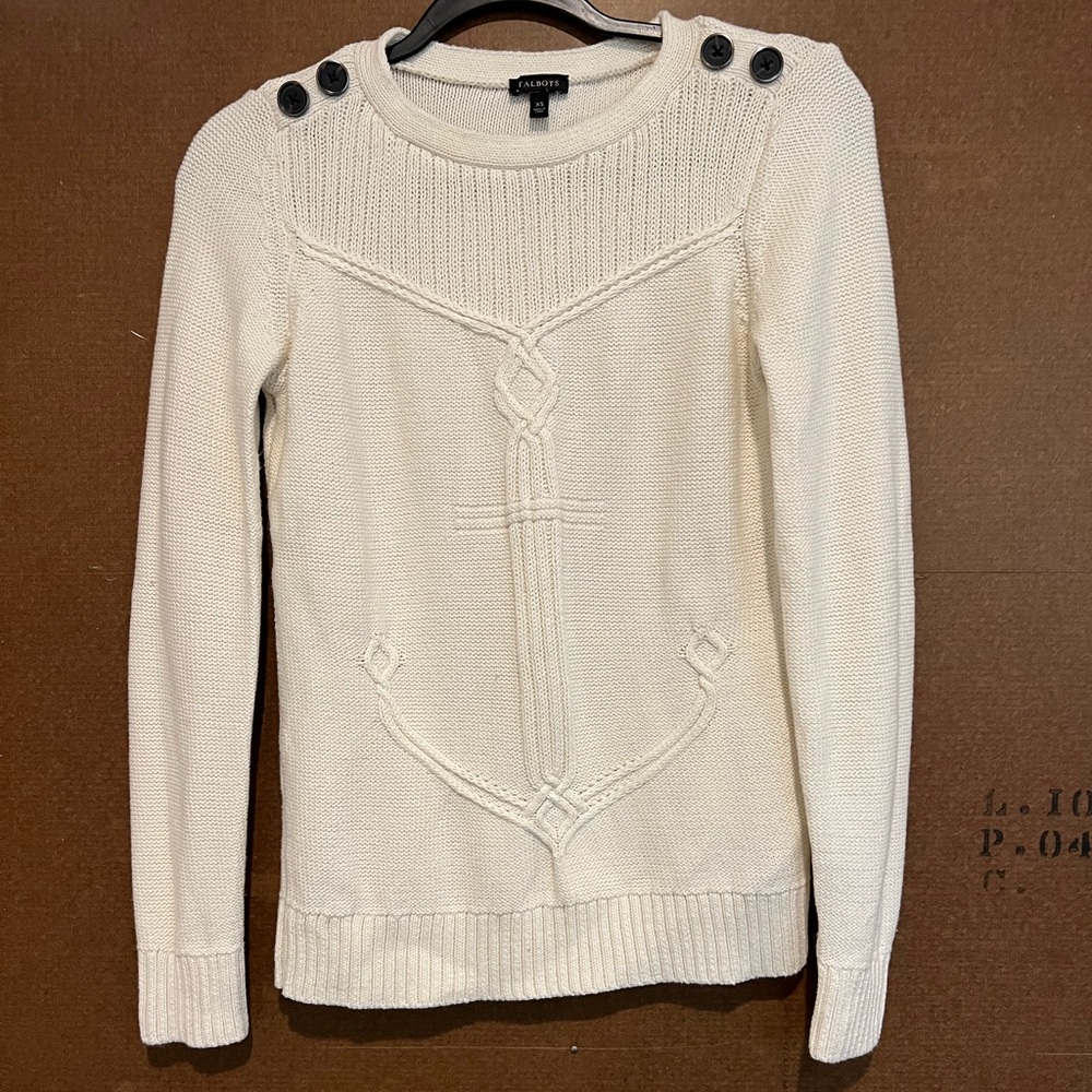 Talbots Anchor Sweater